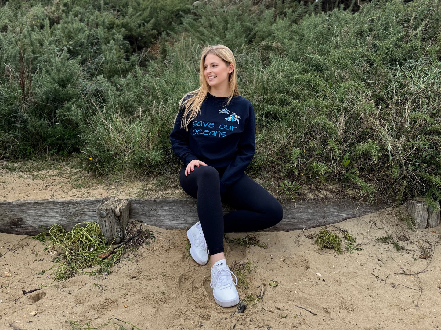 Save Our Oceans Sweatshirt - Model